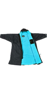 2024 Dryrobe Advance Cambio De Manga Larga Robe V3 DR104 - Black / Blue